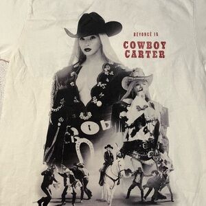 Beyonce Official Cowboy Carter HTX Merch T-Shirt - M- NEW